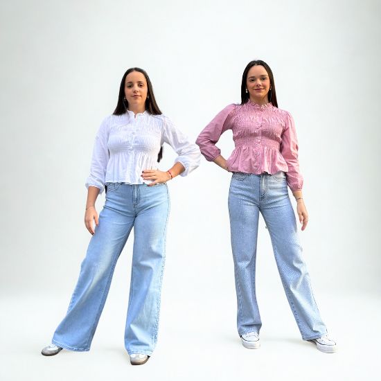 pantalon brillo tendencia primavera verano 2025