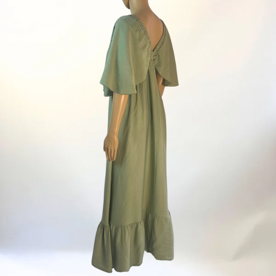 Vestido elegante de Mar de Caprichos con diseño exclusivo, acabado refinado y corte favorecedor, ideal para ocasiones especiales.